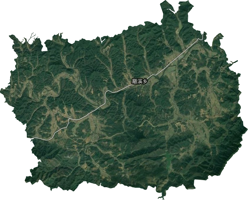 磨溪乡卫星图