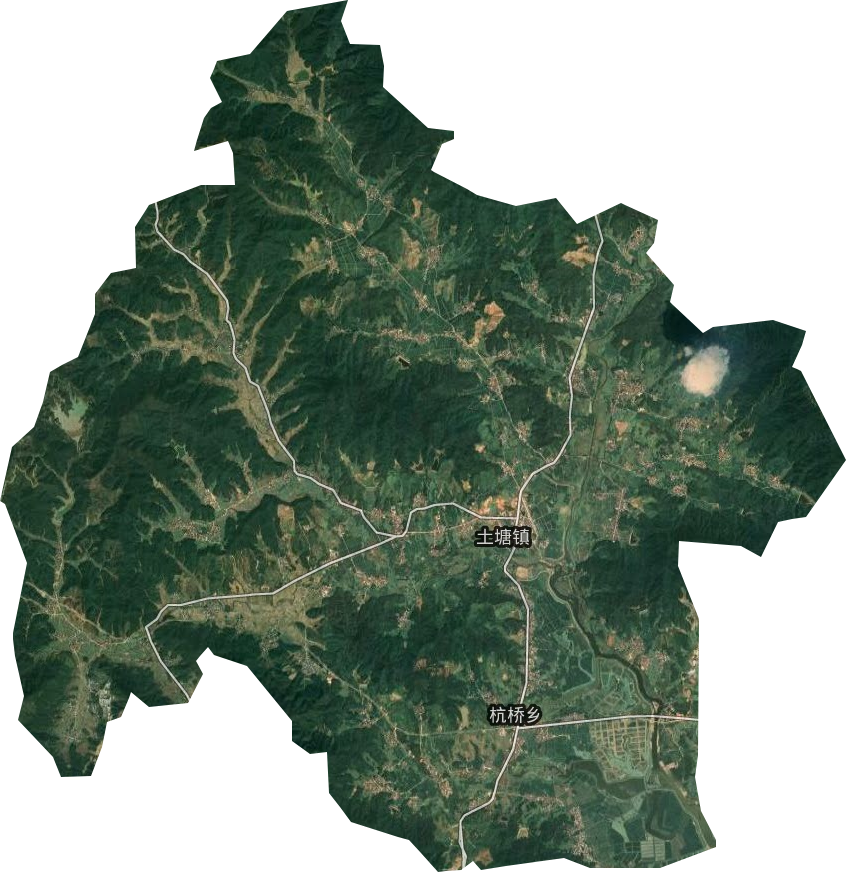土塘镇卫星图