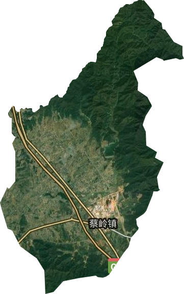 蔡岭镇卫星图