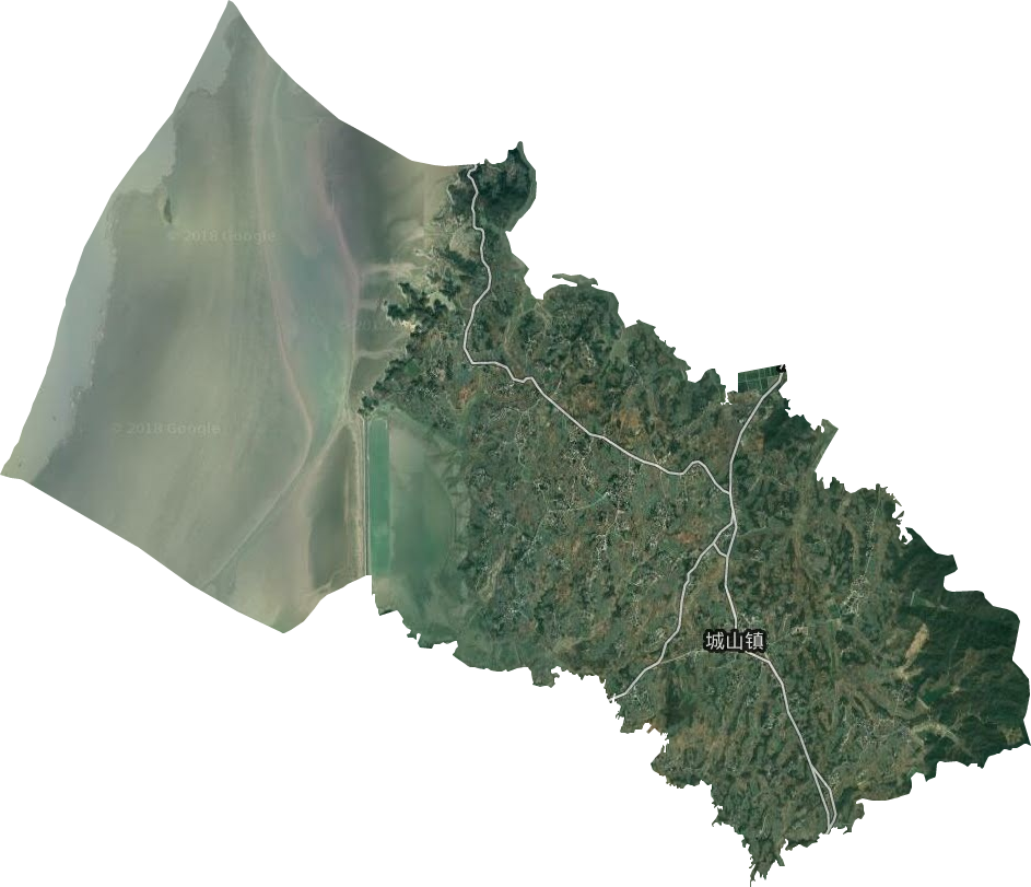 城山镇卫星图