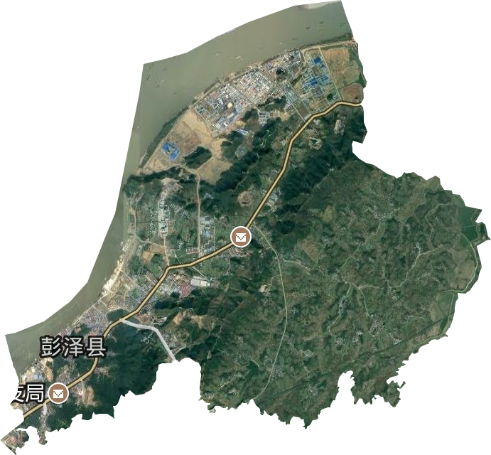 龙城镇卫星图