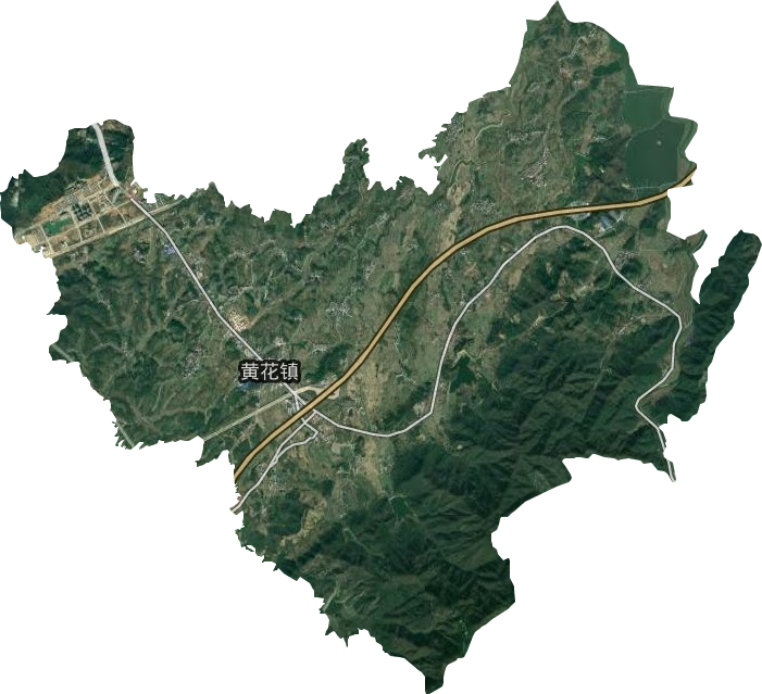 黄花镇卫星图