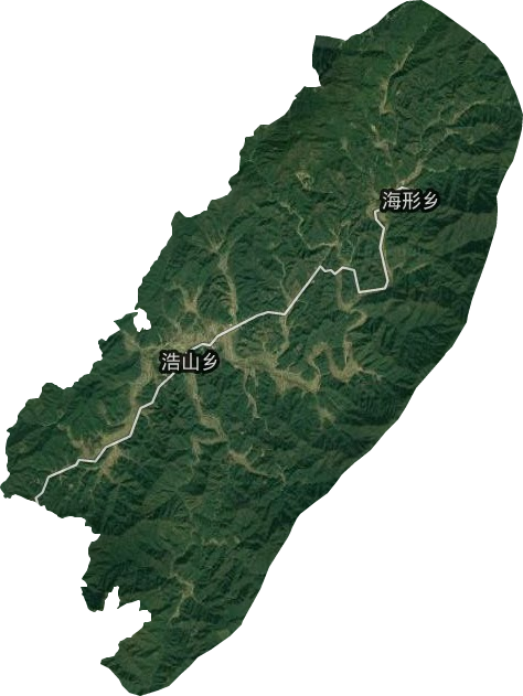 浩山乡卫星图