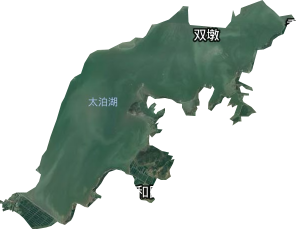 太泊湖水产养殖场卫星图