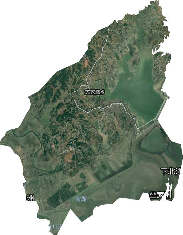 苏家垱乡卫星图