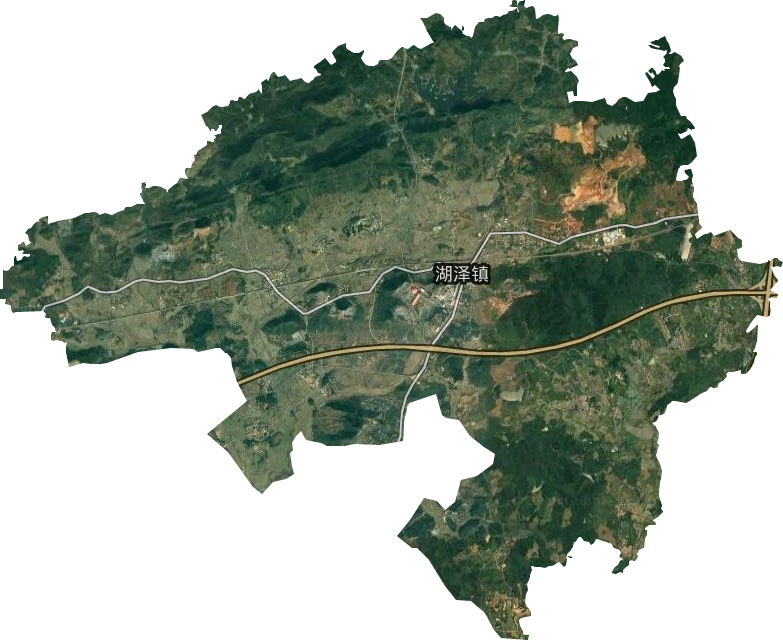 湖泽镇卫星图