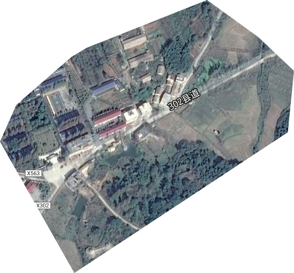 分宜县芳山林场卫星图