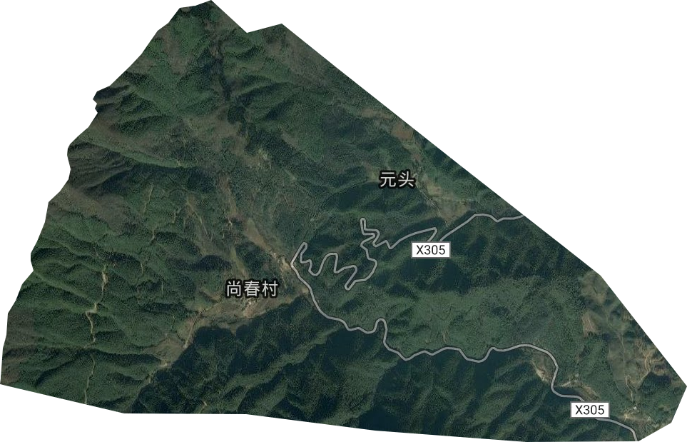 上村林场卫星图