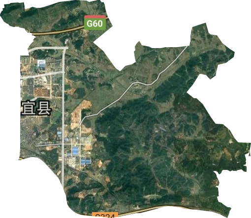 钤东办事处卫星图