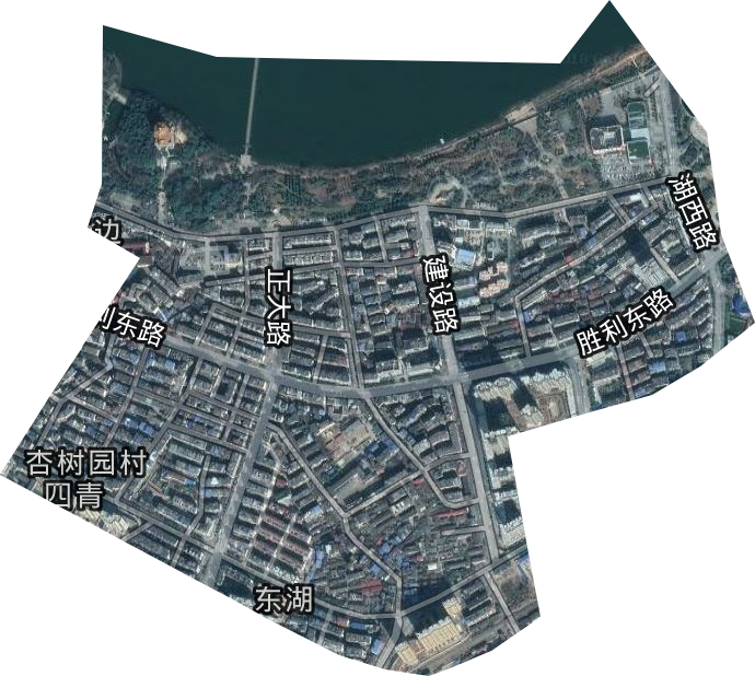 江边街道卫星图
