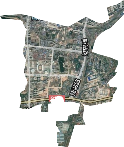 东湖街道卫星图