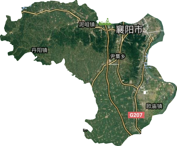 襄城区卫星图