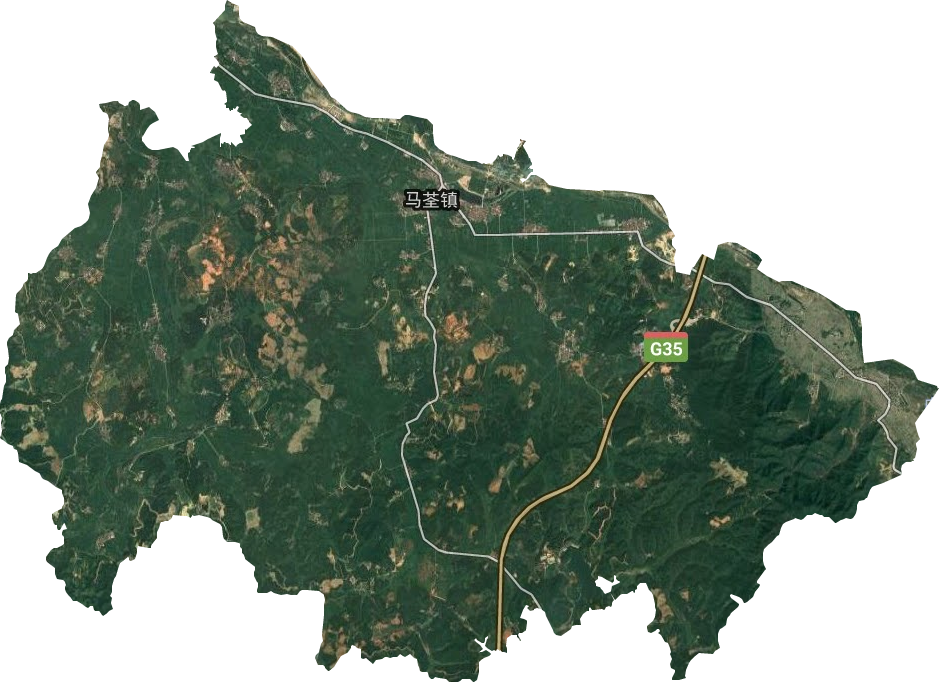 马荃镇卫星图