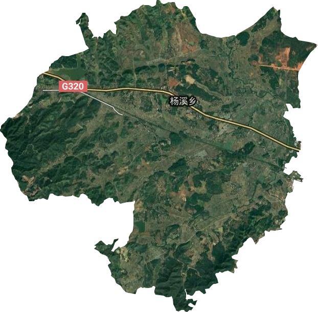 杨溪乡卫星图