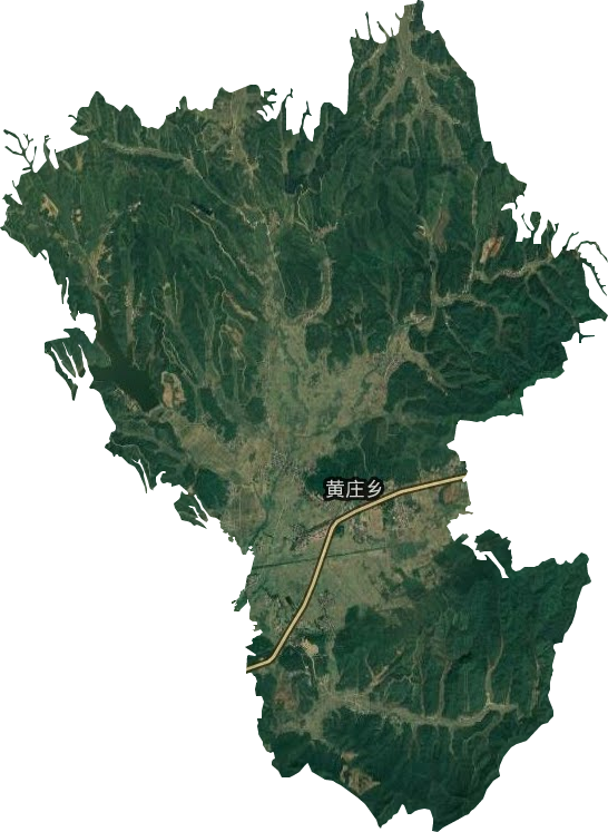 黄庄乡卫星图