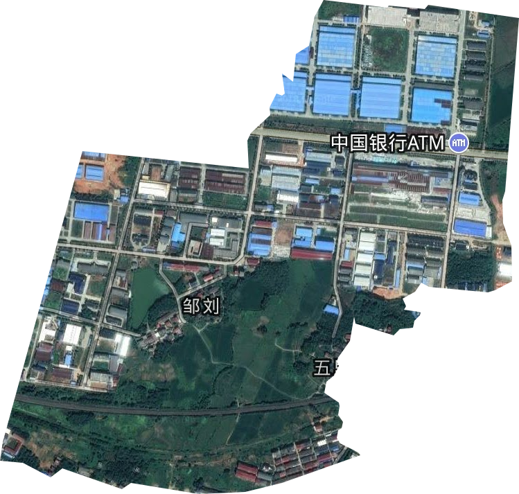 余江县工业园区卫星图