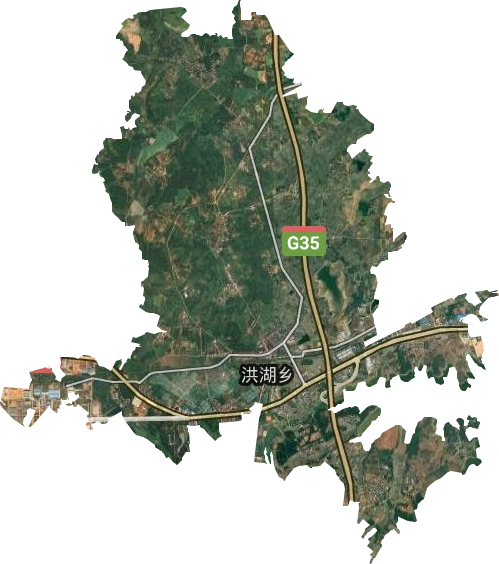 刘家站垦殖场卫星图
