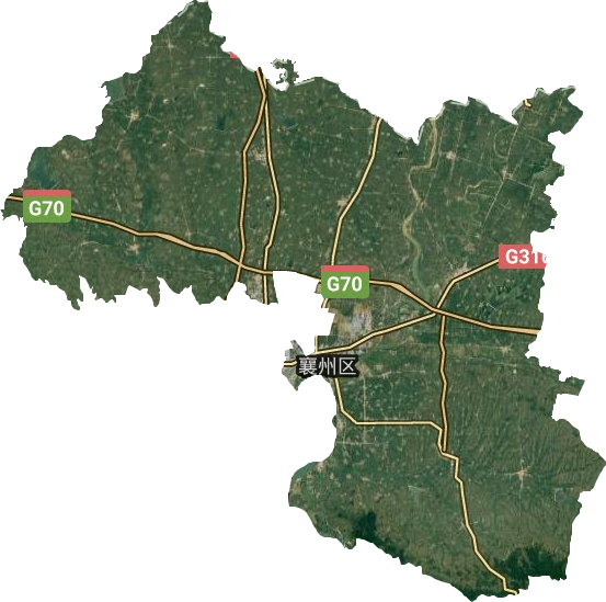 襄州区卫星图