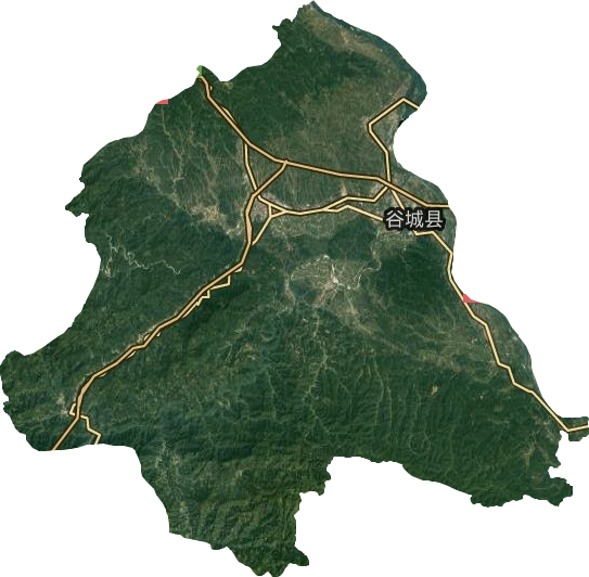 谷城县卫星图