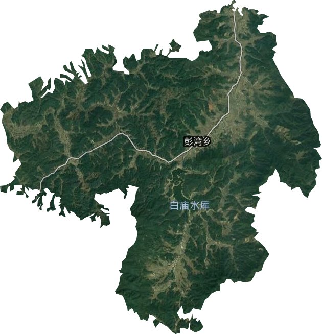 彭湾乡卫星图