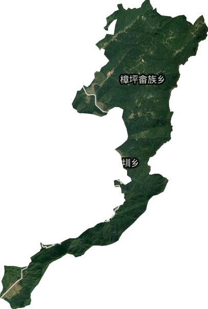 樟坪畲族乡卫星图