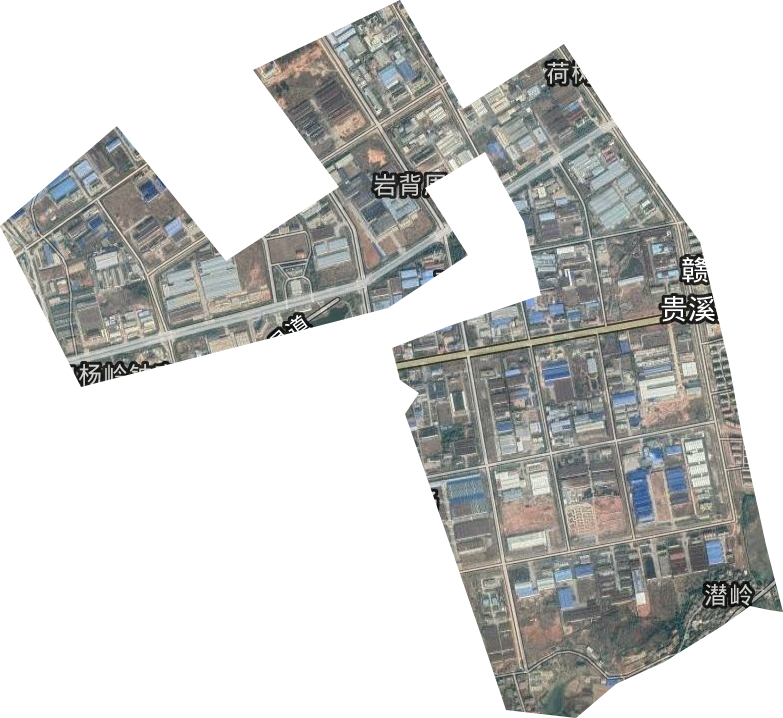 贵溪市工业园区卫星图