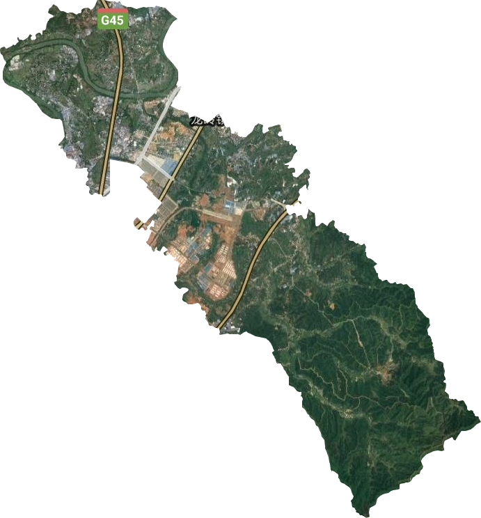 龙岭镇卫星图