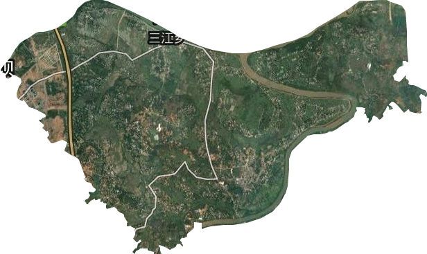 三江乡卫星图