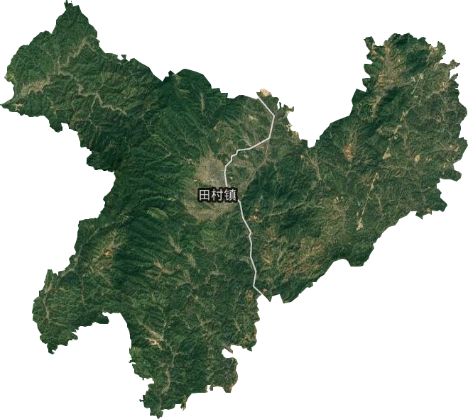 田村镇卫星图