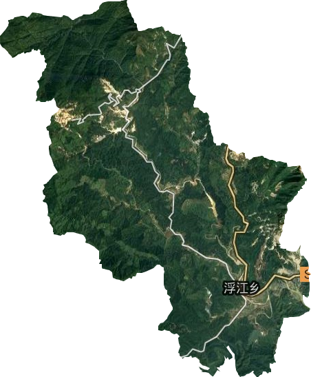浮江乡卫星图
