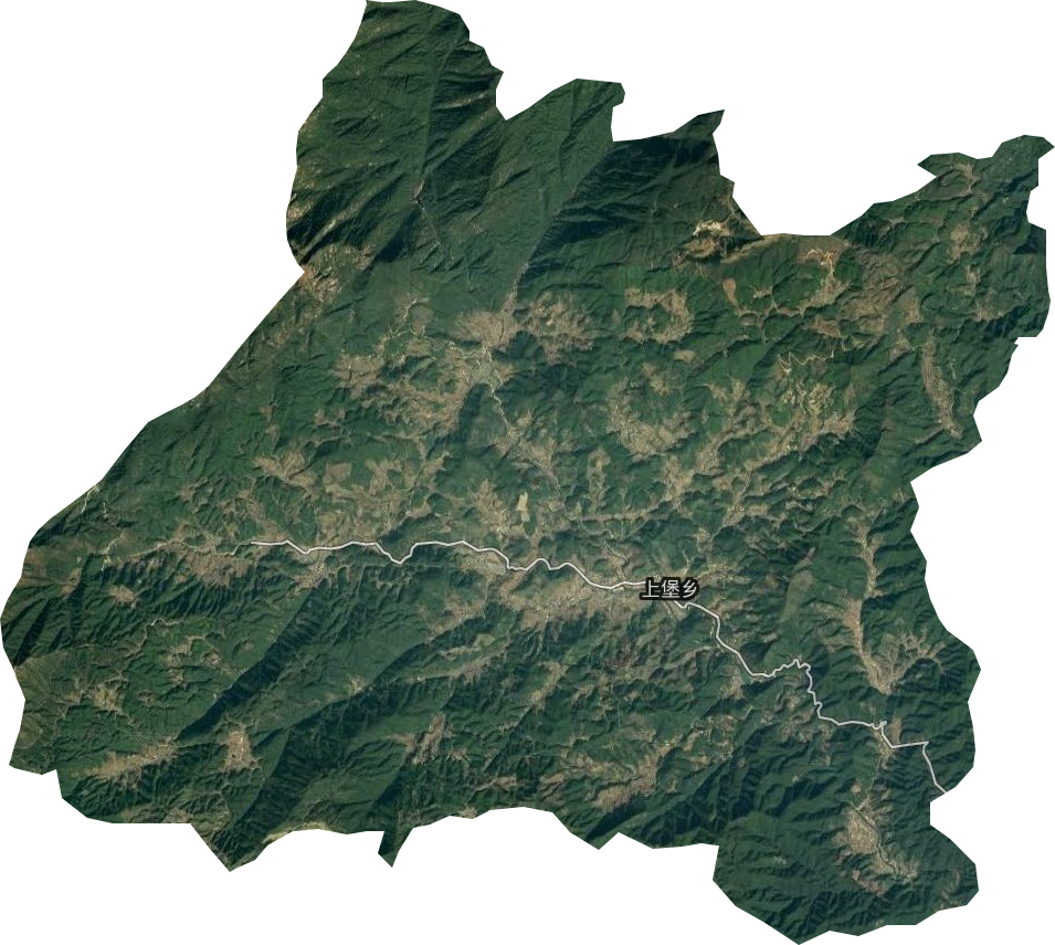 上堡乡卫星图