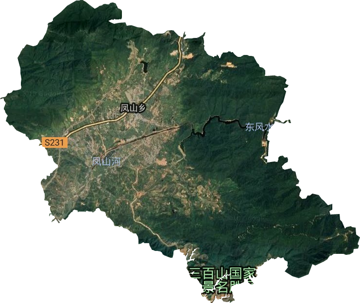 凤山乡卫星图