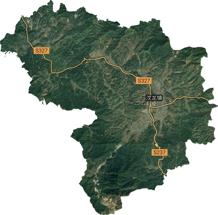 汶龙镇卫星图