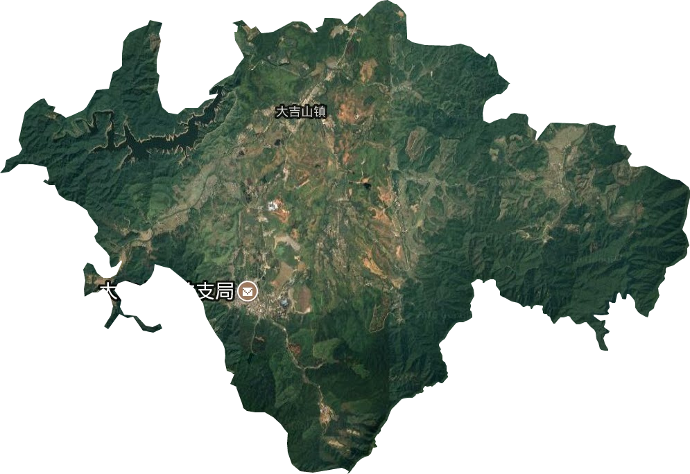 大吉山镇卫星图