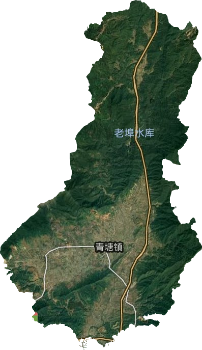 青塘镇卫星图