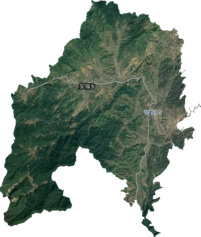 安福乡卫星图
