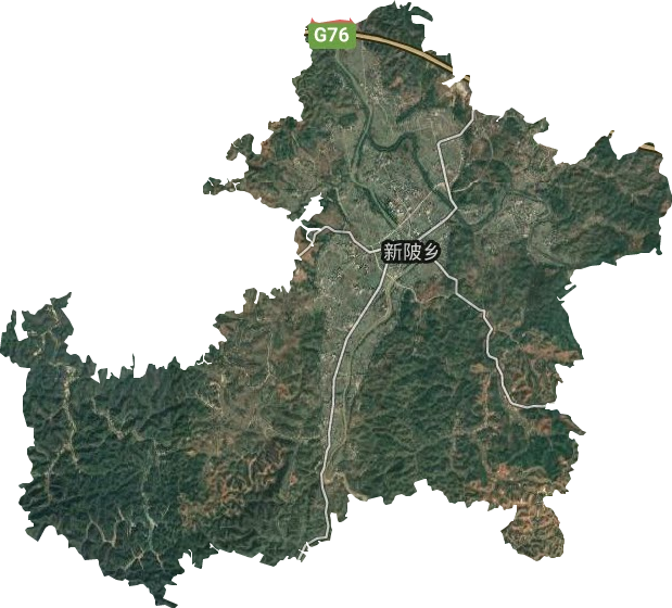 新陂乡卫星图