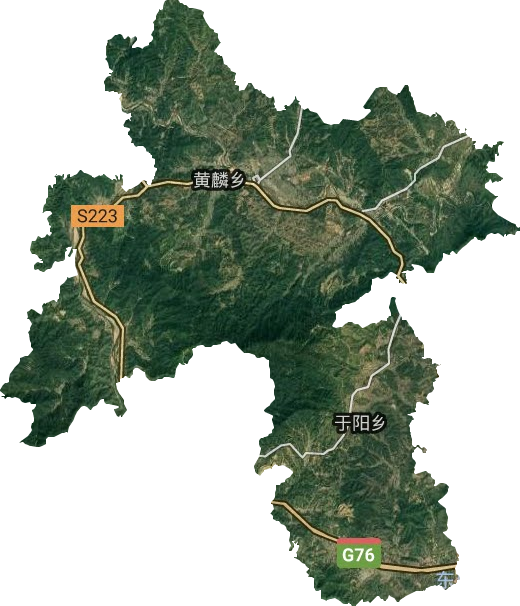 黄麟乡卫星图