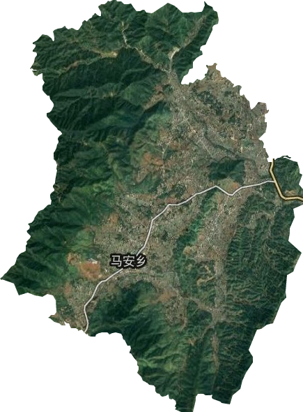 马安乡卫星图