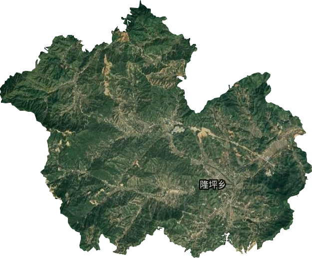 隆坪乡卫星图