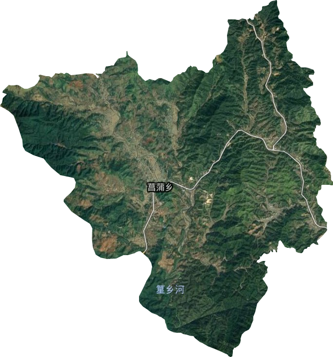 菖蒲乡卫星图
