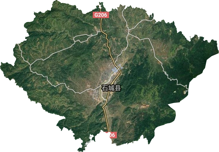 琴江镇卫星图
