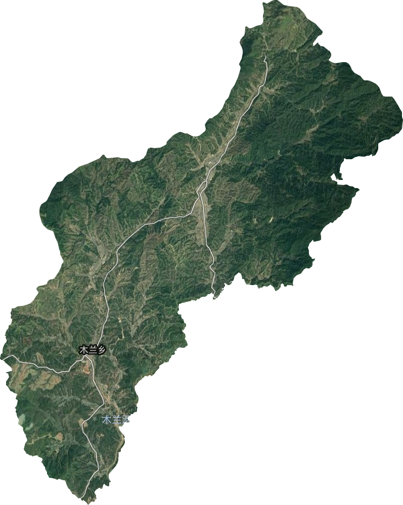 木兰乡卫星图