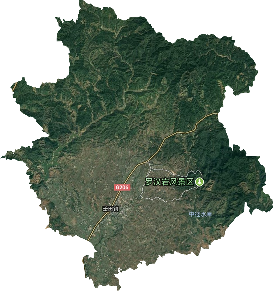 壬田镇卫星图