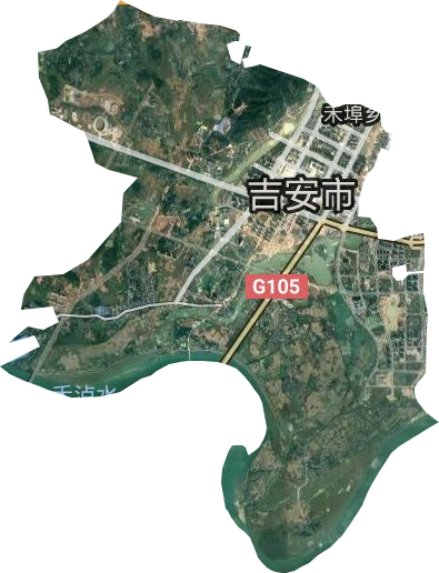 禾埠乡卫星图