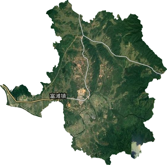 富滩镇卫星图