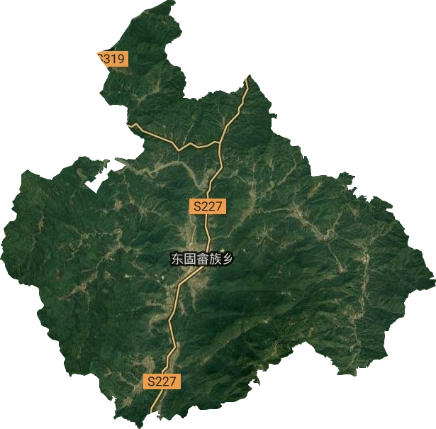 东固畲族少数民族乡卫星图