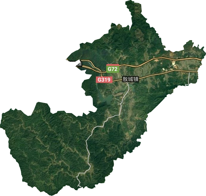 敖城镇卫星图