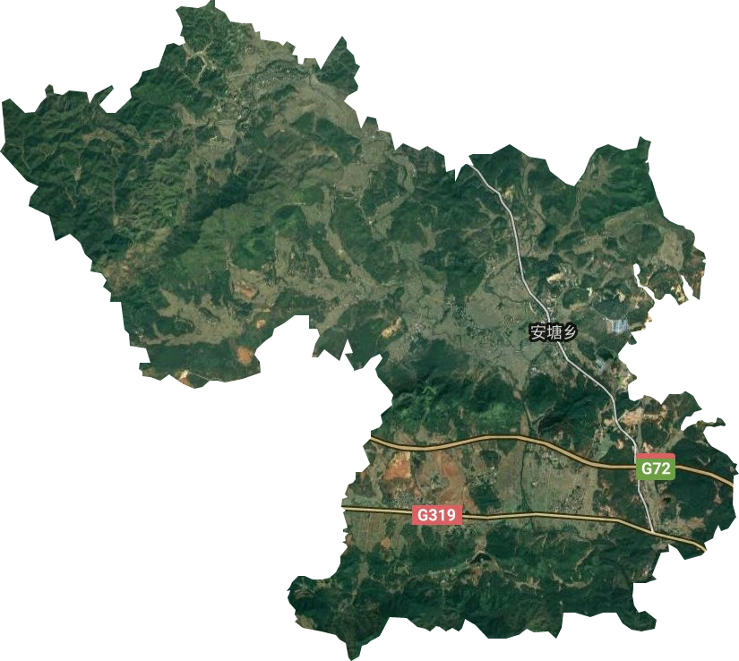 安塘乡卫星图
