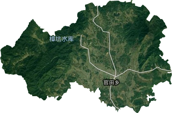 官田乡卫星图
